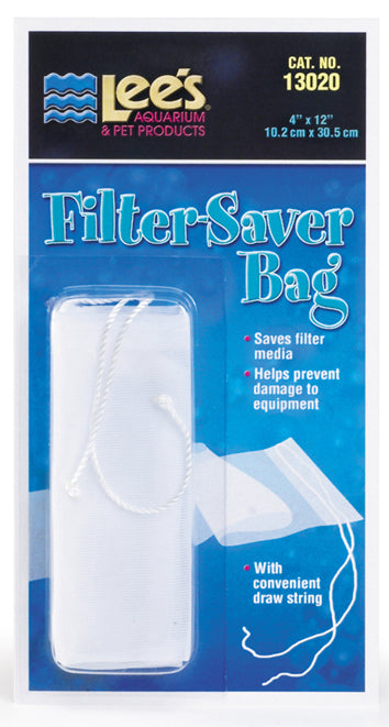 Filter Saver Bag - 4" x 12" - Lee's - Lee's Aquarium & Pet Products