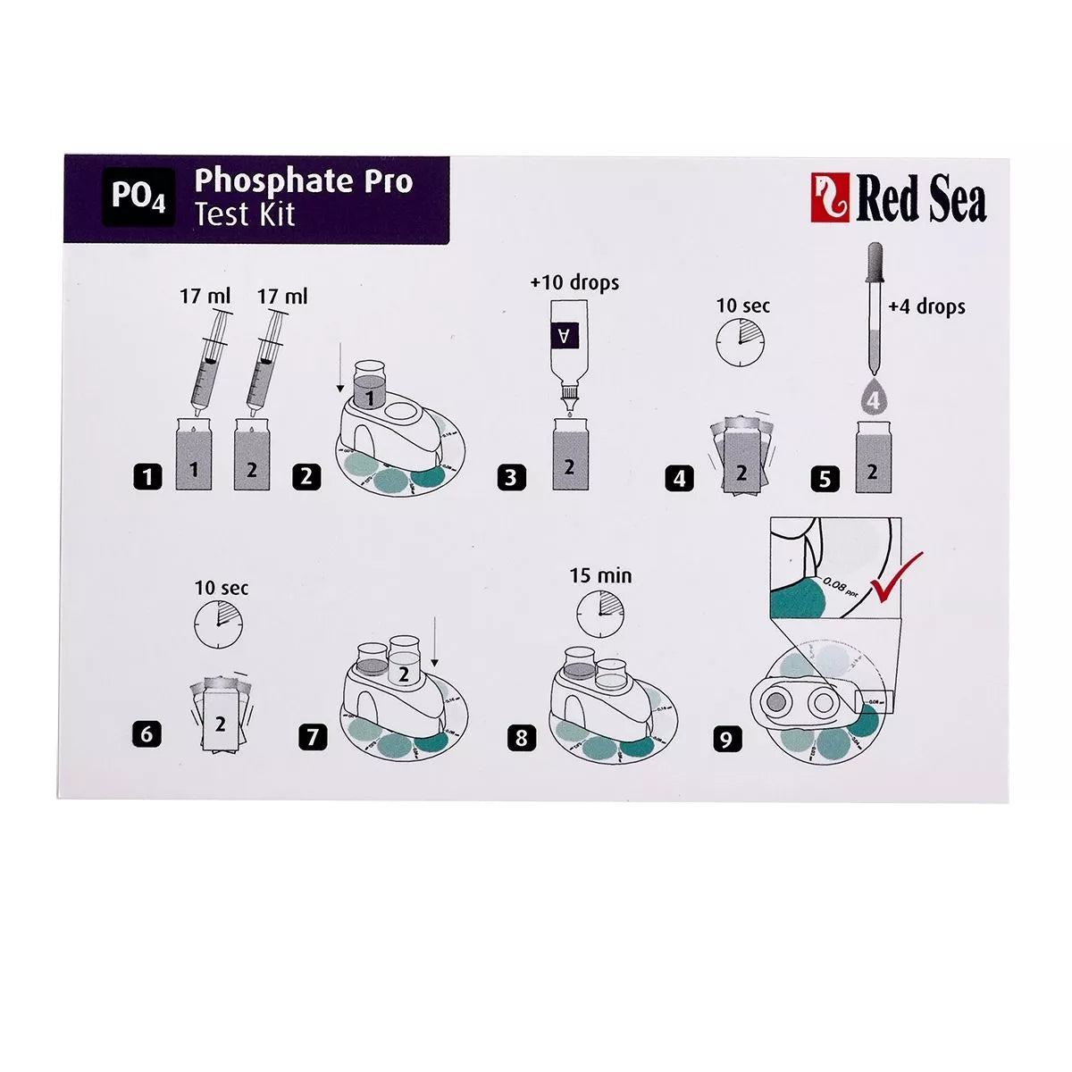 Algae Control Pro Test Kit - Red Sea