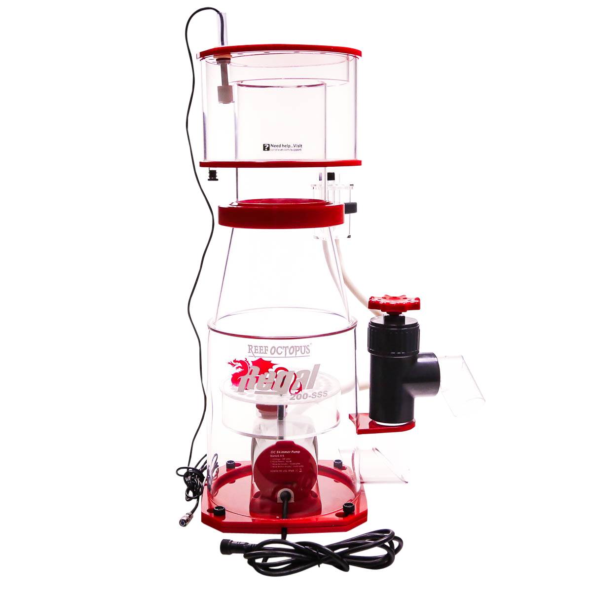 Regal 200SSS 8" Space Saving Protein Skimmer (VarioS) - Reef Octopus