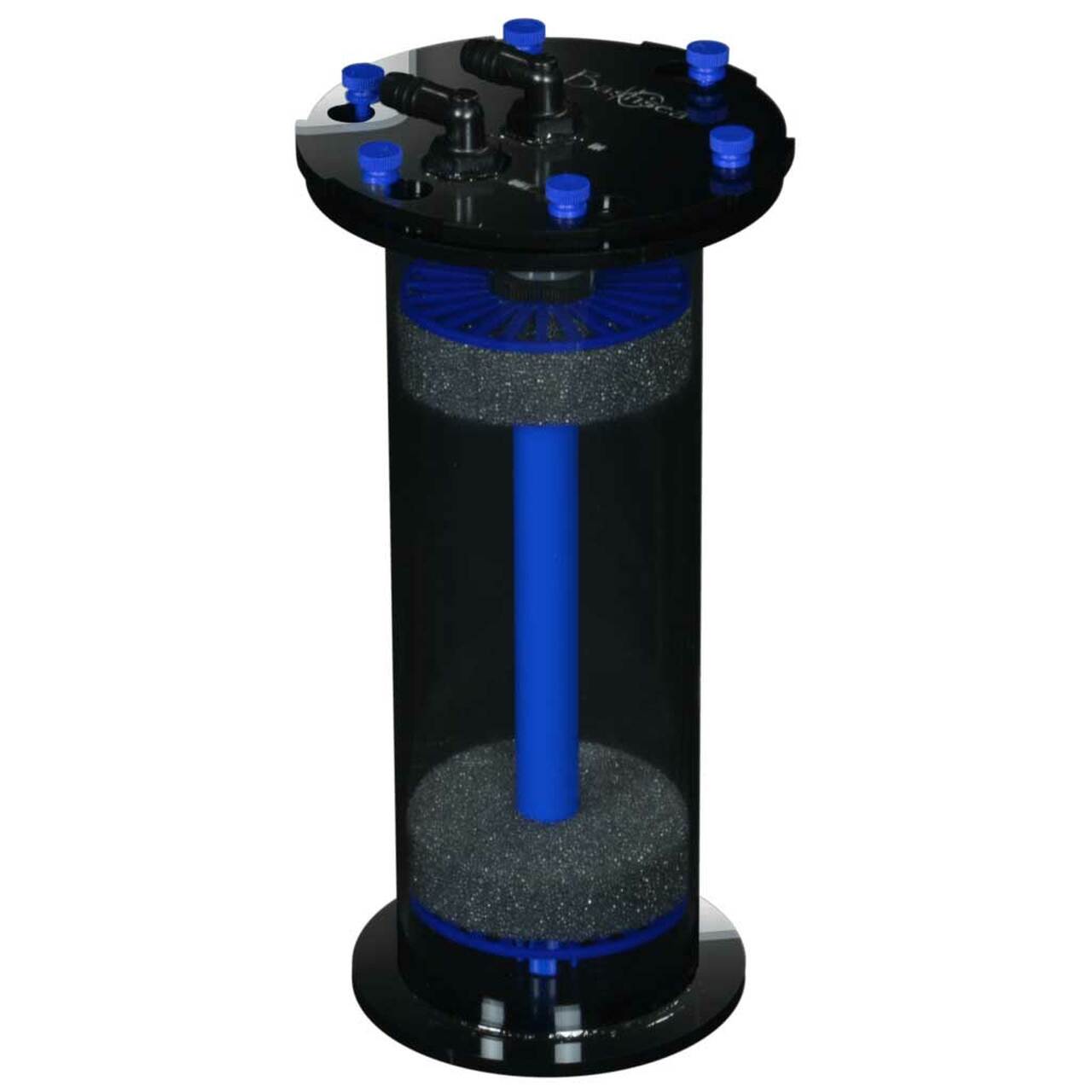 Media Chamber Reactor - 4" x 12" - Blue - Bashsea