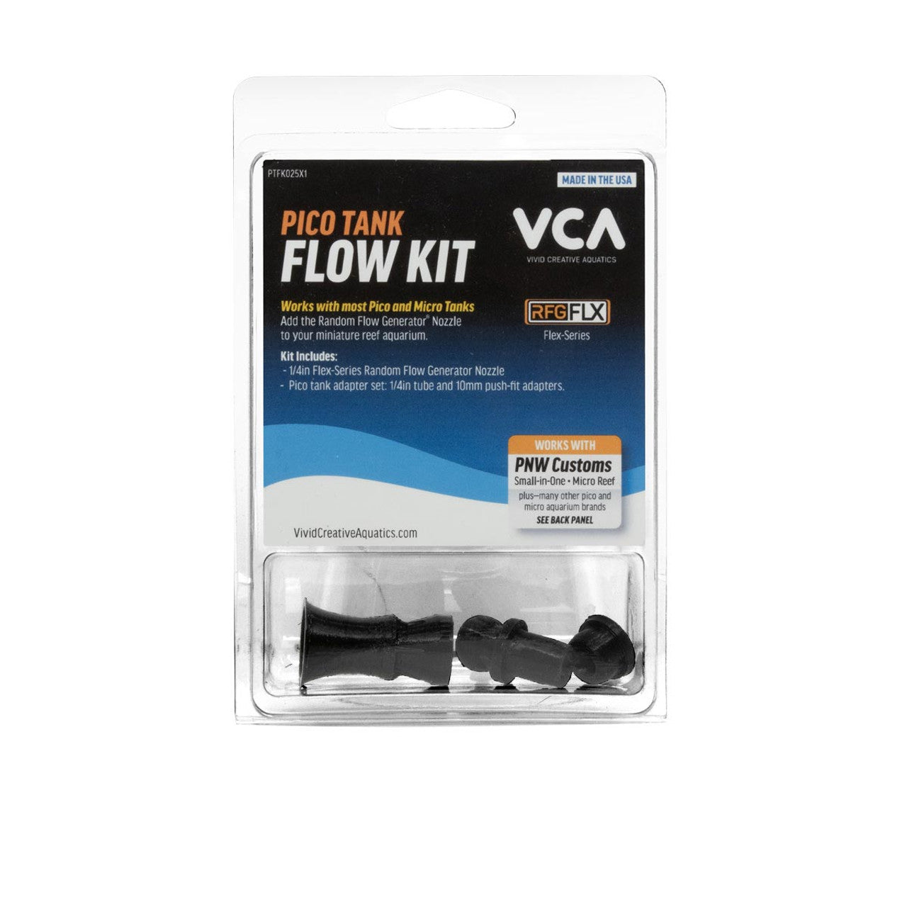 1/4" Flex-Series Pico Tank Flow Kit - VCA