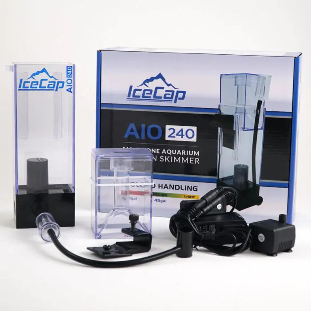 240 All-In-One Aquarium Protein Skimmer - Ice Cap