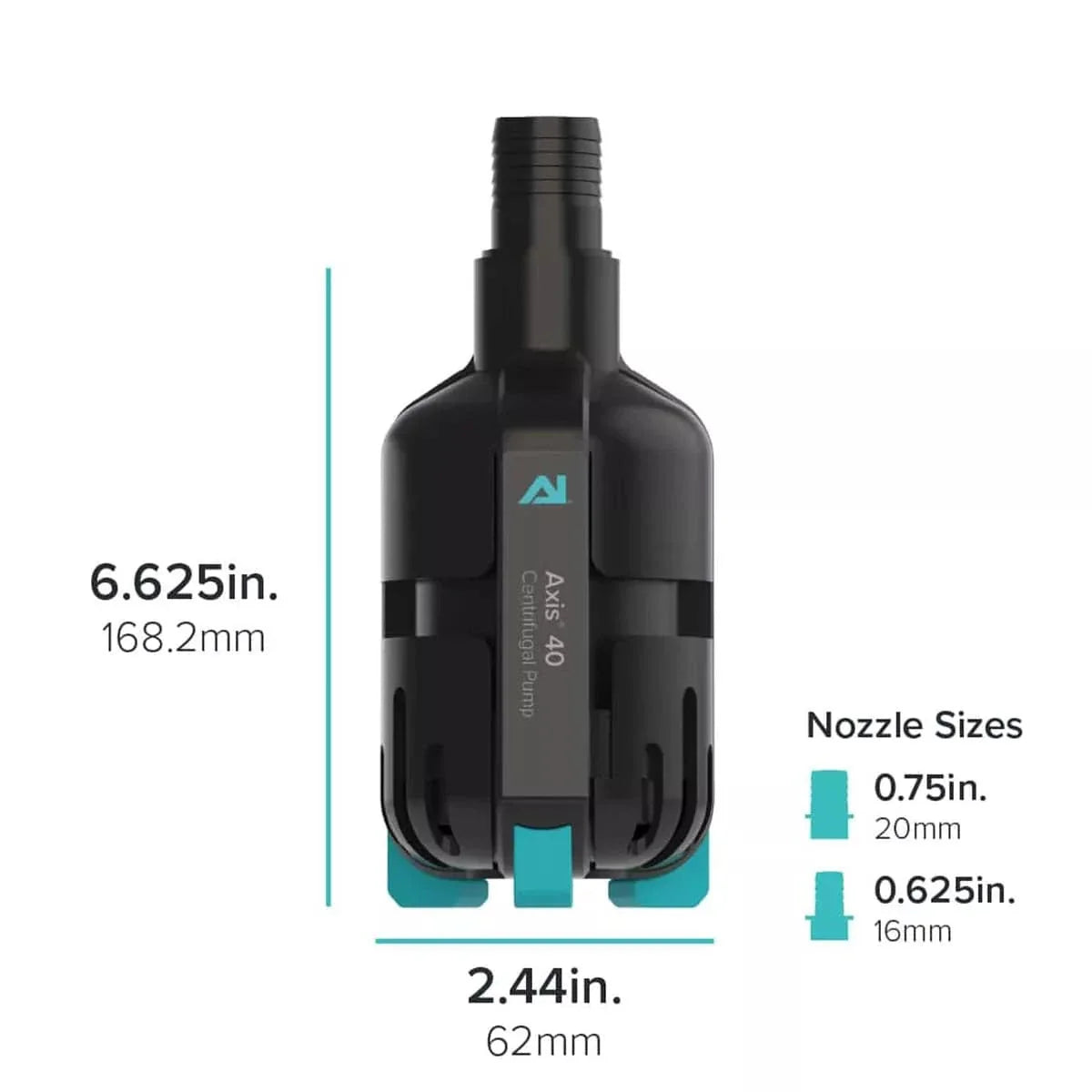 Axis 40 Centrifugal Pump (400GPH) - Aqua Illumination