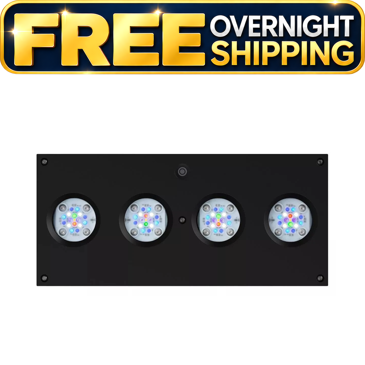 Hydra 64 HD LED Reef Light - Black - Aqua Illumination