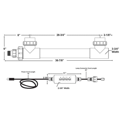 40 Watt Classic UV Sterilizer - Aqua Ultraviolet