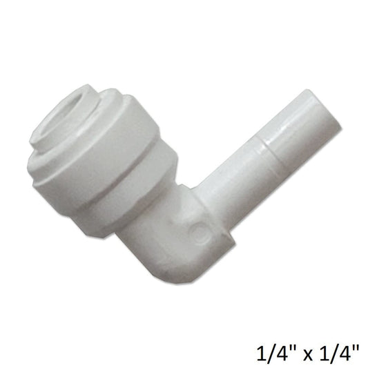 90 Degree Elbow - 1/4" Insert To Push