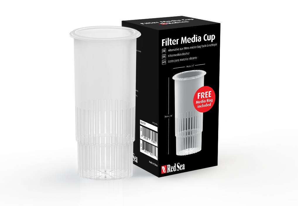 4" Filter Media Cup - Red Sea