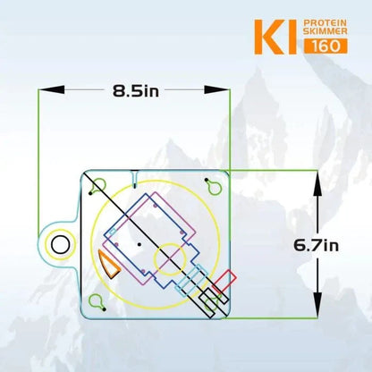 K1-160 In-Sump Protein Skimmer - IceCap