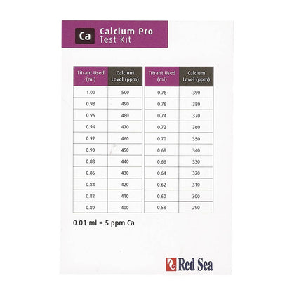 Calcium Pro Test Kit - Red Sea