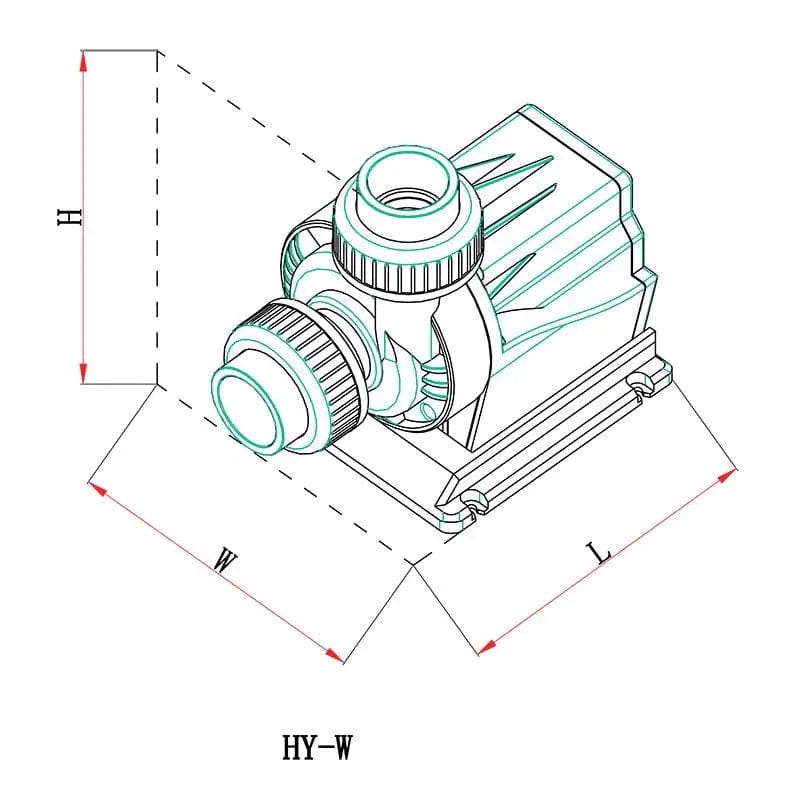 HY-2000 Water Blaster Pump - Reef Octopus