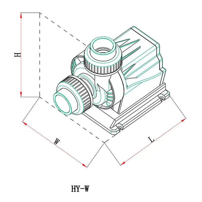 HY-5000 Water Blaster Pump - Reef Octopus