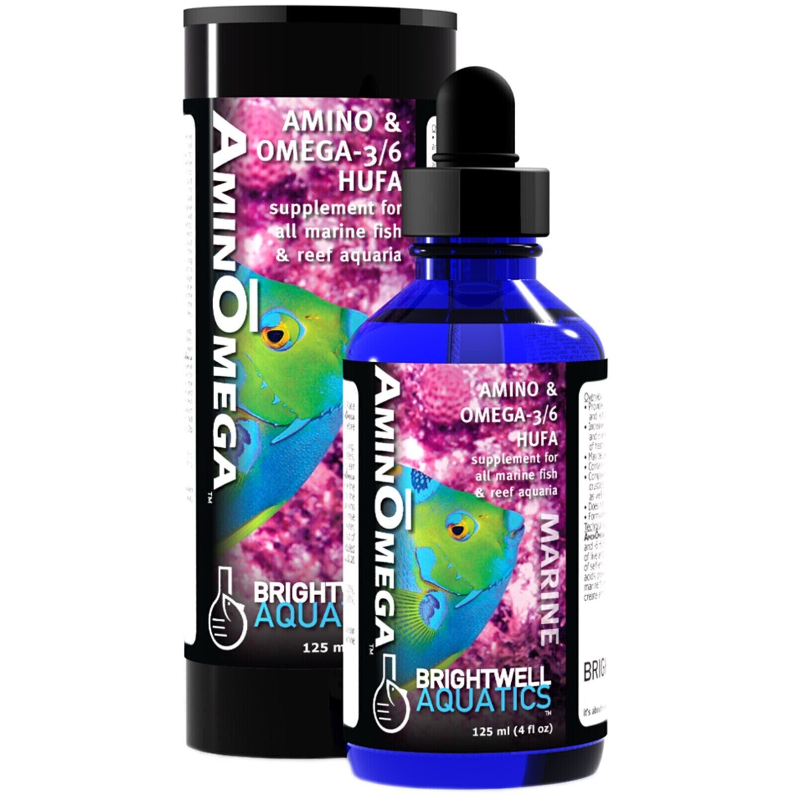 AminOmega - HUFA Omega 3/6 Supplement for Marine Fishes - Brightwell Aquatics