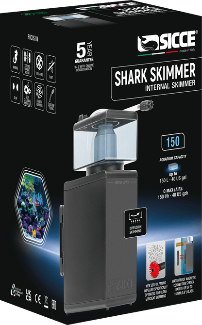 Shark Skimmer 150 Internal Filter - Sicce