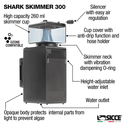 Shark Skimmer 300 Internal Filter - Sicce
