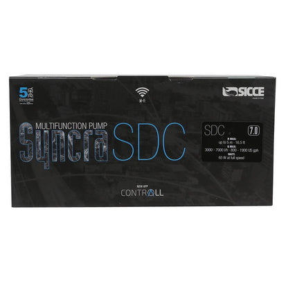 Syncra SDC 7.0 WiFi Controllable Pump (800-1900 GPH) - Sicce