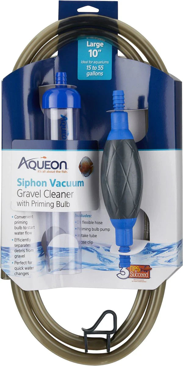 Siphon Vacuum with Priming Bulb Aquarium Gravel Cleaner - 10" - Sera Marine - Sera Marine