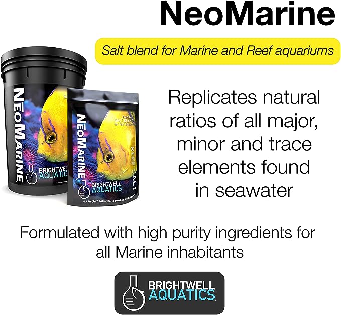 NeoMarine Reef Salt Mix - 150 Gallon Box - Brightwell Aquatics - Brightwell Aquatics