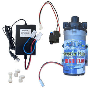 RO Booster Pump Kit - High Flow (300 GPD) - High Flow Kit - AquaFX - AquaFX